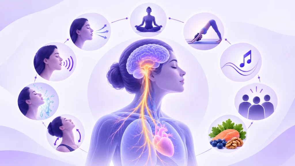 Vagus Nerve Stimulation Exercises and At-Home Techniques
